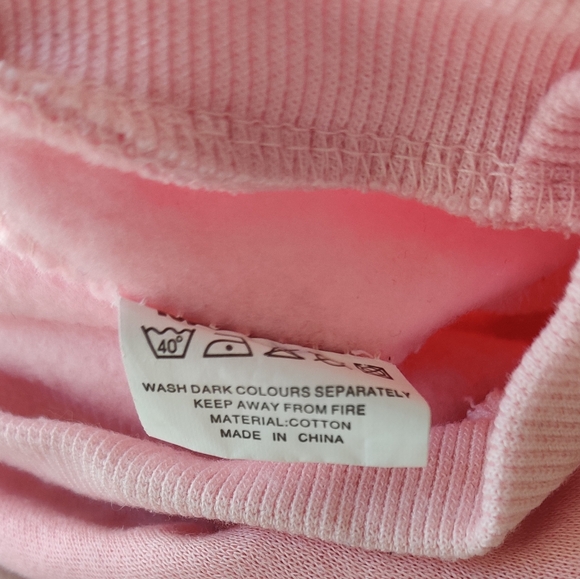 Adidog Pink Pullover Doggie Hoodie Size Medium - Picture 5 of 8